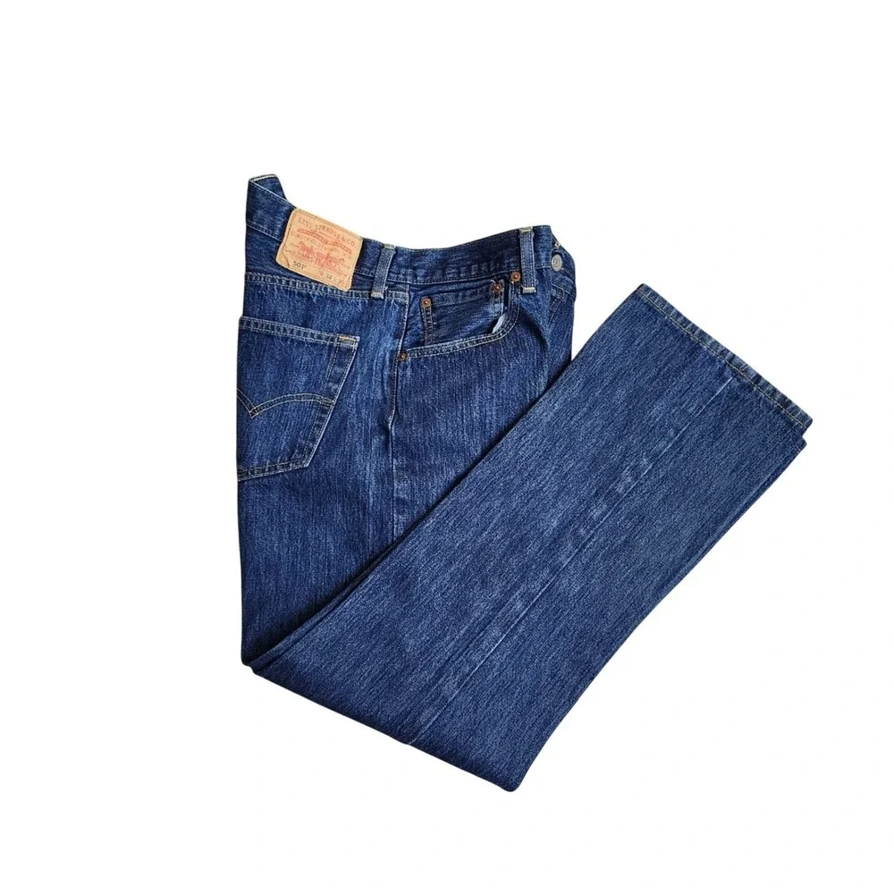 Vintage Levi's 501 XX‎ button-fly Straight-fit Y2K Egypt Sz 34×30